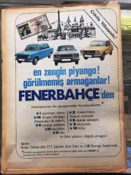 HAYAT SPOR DERGİSİ - 2 TEMMUZ 1975 - SAYI: 27 - CİLT: 4 - ADANASPOR 1975 TAKIM KADROSU POSTERİ - FENERBAHÇE ve DİDİ - FENERBAHÇE FUTBOL OKULU ve BİLİMSEL EĞİTİME YÖNELDİ - ALİ HOŞFİKİRER, ADANA MEKTUBU - VOLKAN YİĞİT, ANKARA MEKTUBU - OKAN YÜKSEL, İZMİR MEKTUBU - KEMAL RIFAT - KUBİLAY GASPIRALI - HİKMET KARABAY - TUNCER ALTINTAŞ - SABRİ HOCA - KAZIM KANAT - GÜVEN KUYUMLU - GALATASARAY'IN 1922'DE KAZANDIĞI BÜYK ZAFER - YUSUF ZİYA BEY - REFİK OSMAN - RAUF HASAĞASI - BIJORN BORG - ARKA KAPAK: FENERBAHÇE'NİN DEV PİYANGO REKLAMI - POSTERLİ 32 SAYFA TAM TAKIM DERGİ