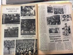HAYAT SPOR DERGİSİ - 25 HAZİRAN 1975 - SAYI: 26 - CİLT: 3 - BANDIRMASPOR 1975 KADIM KADROSU POSTERİ - GALATA SPOR 1975 KADIM KADROSU POSTERİ - ANADOLU SPOR 1975 KADIM KADROSU POSTERİ -ENGİN VEREL GALATASARAY'DA - VOLKAN YİĞİT, ANKARA MEKTUBU, OKAN YÜKSEL, İZMİR MEKTUBU, ALİ HOŞFİKİRER, ADANA MEKYUBU - KEMAL RIFAT - NİKO - REFİK ÖZVARDAR - ULUSLARARSAI BİSİKLET TURU - YUSUF ECEVİT - TÜRKİYE RALLİSİ - ÖMER BESİM KOŞALAY - 1922 TÜRKİYE İDMAN BİRLİĞİ KURULUŞU - KAZIM KARABEKİR - 26 EKİM 1923 MİLLİ TAKIM FORMASINI İLK KEZ GİYEN MİLLİLER ROMANYA İLE KARŞILAŞTI - ALAETTİN METİN - CEM ATEBEYOĞLU - GÜVEM KUYUMLU - ÖMER KARADAĞ -  ARKA KAPAK: FENERBAHÇE'NİN DEV PİYANGO REKLAMI - POSTERLİ 32 SAYFA TAM TAKIM SPOR DERGİSİ
