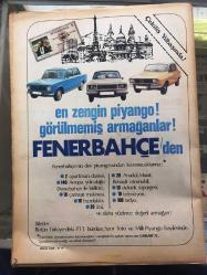 HAYAT SPOR DERGİSİ - 25 HAZİRAN 1975 - SAYI: 26 - CİLT: 3 - BANDIRMASPOR 1975 KADIM KADROSU POSTERİ - GALATA SPOR 1975 KADIM KADROSU POSTERİ - ANADOLU SPOR 1975 KADIM KADROSU POSTERİ -ENGİN VEREL GALATASARAY'DA - VOLKAN YİĞİT, ANKARA MEKTUBU, OKAN YÜKSEL, İZMİR MEKTUBU, ALİ HOŞFİKİRER, ADANA MEKYUBU - KEMAL RIFAT - NİKO - REFİK ÖZVARDAR - ULUSLARARSAI BİSİKLET TURU - YUSUF ECEVİT - TÜRKİYE RALLİSİ - ÖMER BESİM KOŞALAY - 1922 TÜRKİYE İDMAN BİRLİĞİ KURULUŞU - KAZIM KARABEKİR - 26 EKİM 1923 MİLLİ TAKIM FORMASINI İLK KEZ GİYEN MİLLİLER ROMANYA İLE KARŞILAŞTI - ALAETTİN METİN - CEM ATEBEYOĞLU - GÜVEM KUYUMLU - ÖMER KARADAĞ -  ARKA KAPAK: FENERBAHÇE'NİN DEV PİYANGO REKLAMI - POSTERLİ 32 SAYFA TAM TAKIM SPOR DERGİSİ