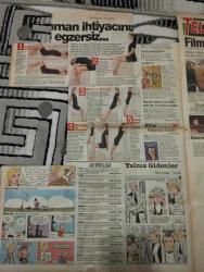 SABAH MELODİ GAZETESİ VE SABAH TELERAMA GAZETESİ KADINLARA ÖZEL - 31 Ocak 1996 -Karikatürler-Walt Disney/Boncuk-Mort Walker-Dick Browne/Bizim Aile-Tom Armstrong/Marvin-Graham Allen-John Dodd/Kral Kedi-Süleyman Turan/Dön Artık-Astroloji-Bülent Kısa-Klinik-Meltem Pusat-Telerama Programı-Sabah Filmleri-Öğlen Filmleri-Akşam Filmleri-Erdoğan Sevgin-sofra-şerif ercan-dereotu-cem yılmaz-badanalı yüzler- mahallenin muhtarları-sıcağı sıcağına-cem kurtoğlu-sauna da cinayet-çiğdem tunç-hulki mengi-gülsen tuncer-silivri-nejat Uygur-savaş ay-Mehmet Ali erbil-ali poyrazoğlu-evimiz-ölmeden önce-babaların babası-cüneyt arkın-natuk baytan-filiz açın-geçmiş zaman-haberler-köşebaşı-sportmen-türk sineması-örümcek adam