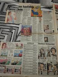 SABAH MELODİ GAZETESİ VE SABAH TELERAMA GAZETESİ KADINLARA ÖZEL - 30 Ocak 1996 -Karikatürler-Walt Disney/Boncuk-Mort Walker-Dick Browne/Bizim Aile-Tom Armstrong/Marvin-Graham Allen-John Dodd/Kral Kedi-Süleyman Turan/Dön Artık-Astroloji-Bülent Kısa-Klinik-Meltem Pusat-Telerama Programı-Sabah Filmleri-Öğlen Filmleri-Akşam Filmleri-Erdoğan Sevgin-Seda güler-şubat-babalık-yemek-şebnem özünal-mahallenin muhtarları-gümrük birliği-Yeşim salkım-yonca evcimik-safiye soyman-hülya avşar-ibrahim tatlıses-mehmet Ali birand-32 gün-funda öncü-nurseli idiz-Mehmet Ali erbil-yasemin yalçın-adile naşit-nejat uygur-inek Şaban-Ertem eğilmez-Kemal sunal-defne yalnız-fikret hakan-gülşen bubikoğlu-sahte hırsız