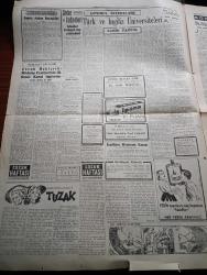 Cumhuriyet Gazetesi - 24 Mayıs 1958 - Ata'ya Saygı Yazan Nadir Nadi Köşe Yazısı - Büyük Millet Meclisinin Dünkü Celsesi Hadiseli Geçti - Hükümet Yeni İktisadi Kararlar Arifesinde - Denizli'de Altın Madeni Mi Bulundu - Atatürk'e Atfedilen Sözler - Fransız Başbakanı De Gaulle İle Görüşecek - Diyarbakır'da 5 Nurcu Daha Tevkif Edildi - Tuzak Yazan Guy De Cars Yazı Dizisi - Türk Ve İngiliz Üniversiteleri Yazan Cahit Tanyol Köşe Yazısı - İstanbul Fethinin 505. Yıldönümü - Profesör Nimbüs'ün Maceraları Çizgi Roman - Sovyetler Baltık Denizini Tarafsızlaştırmaya Çalışıyor - Golfçülerin Balosu - Karaköy Tüneli İçin Kayış İngiltere'den 30 Mayıs'ta Getiriliyor - Mağlup Devler Yazan Cemalettin Saraçoğlu Yazı Dizisi - Fil Hamdi Yazan Aziz Nesin Çıktı - İstanbul Ankara Radyosu Programı - Federasyon Kupasında Çetin Bir Hafta - Beşiktaş Beykoz Maçı - İstanbulspor Demirspor Maçı - Türkiye İsveç Grekoromen Maçı Bugün - Karagümrük İlk Transferini Dün İzmir'den Yaptı - Fenerbahçe Güreş Şubesinden Gazanfer