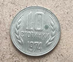 Bulgaristan   10 Stotinka 1974