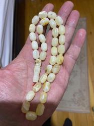 Orjinal rus damla kehribar tespih