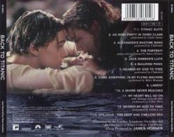 TITANIC CELINE DION - BACK TO TITANIC ORIGINAL MOTION PICTURE SOUNDTRACK 1998 CD