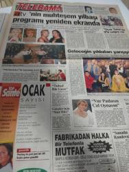 SABAH MELODİ GAZETESİ VE SABAH TELERAMA GAZETESİ KADINLARA ÖZEL - 6 Ocak 1996 -Karikatürler-Walt Disney/Boncuk-Mort Walker-Dick Browne/Bizim Aile-Tom Armstrong/Marvin-Graham Allen-John Dodd/Kral Kedi-Süleyman Turan/Dön Artık-Astroloji-Bülent Kısa-Klinik-Meltem Pusat-Telerama Programı-Sabah Filmleri-Öğlen Filmleri-Akşam Filmleri-Erdoğan Sevgin-eyvah-seda güler-sezen aksu -ruhun duymaz-yataş-muazzez abacı-muazzez ersoy-sibel can-nükhet duru-erol evgin-ali öztürk-mutlu yüzler-enis fosforluoğlu-suna keskin-alttan karındaş-orhan gümüşiyar-beste yelken-doğan ilerioğlu-erol evgin-berna laçin-şakamatik-Mine koşan-tuhaf bir gece-soner arıca-kemal sunal-akrep yuvası-cüneyt arkın-çiçek taksi-zeynep tunuslu-son savaşçı-kibar feyzo-türk sineması-cafer'in çilesi-sanat günlüğü-biz bize eğlence-fasıl