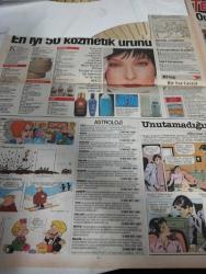 SABAH MELODİ GAZETESİ VE SABAH TELERAMA GAZETESİ KADINLARA ÖZEL - 8 Ocak 1997 -Karikatürler-Walt Disney/Boncuk-Mort Walker-Dick Browne/Bizim Aile-Tom Armstrong/Marvin-Graham Allen-John Dodd/Kral Kedi-Süleyman Turan/Dön Artık-Astroloji-Bülent Kısa-Klinik-Meltem Pusat-Telerama Programı-Sabah Filmleri-Öğlen Filmleri-Akşam Filmleri-Erdoğan Sevgin- billur kalkavan-açık evlilik -süper star-ajda pekkan-nevin pekkan-erdem siyavuşgil-esra öz-can göknil-iftar-sahur-gülgün feyman-kumral şimşek-gülay göktürk-ramazan-kozmetik-lokum dudak-kemancı-mehmet Ali erbil-yalçın menteş-müthiş ikili-mum kokulu kadınlar-irfan tözüm-kayhan yıldızoğlu-kaldırım çiçeği-sibel Can-Hakan ural-salih güney-volkan severcan--tayfun talipoğlu-venedik-falandöken-kara defter-makas-mavi kaplan-gecenin içinden-dullar pansiyonu ise çizgi magazin forever-son durak saç çizgi yerli belgesel-kadir inanır-mine mutlu