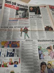 SABAH MELODİ GAZETESİ VE SABAH TELERAMA GAZETESİ KADINLARA ÖZEL - 12 Ocak 1997 -Karikatürler-Walt Disney/Boncuk-Mort Walker-Dick Browne/Bizim Aile-Tom Armstrong/Marvin-Graham Allen-John Dodd/Kral Kedi-Süleyman Turan/Dön Artık-Astroloji-Bülent Kısa-Klinik-Meltem Pusat-Telerama Programı-Sabah Filmleri-Öğlen Filmleri-Akşam Filmleri-Erdoğan Sevgin-seda kaya güler-arthur miller-rebecca miller-daniel say lewis-marcello mastroianni-black-baba-emrah-ebru gündeş-muazzez ersoy-mesut yılmaz-reyring hamdi-perihan Savaş -ebru keser-mandela-kaddafi-arafat-varyemez-orhan aksoy-kemal sunal-yasemin yalçın-gamze gözalan-çoğaltıcı-tıpatıp ikizler-kaybolan ceset-tehlikeli kaçık-tarık akan-ümit efekan-şener şen-levent kırca-zeynep değirmencioğlu-izzet günay-sertaç serkan-ahmet özhan-ilişkiler-gece haberleri-kayıp aranıyor-şahane pazar-reina-bingo-tat bezelye-politika kulvarı-bizim mahalle