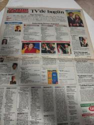 SABAH MELODİ GAZETESİ VE SABAH TELERAMA GAZETESİ KADINLARA ÖZEL - 12 Ocak 1997 -Karikatürler-Walt Disney/Boncuk-Mort Walker-Dick Browne/Bizim Aile-Tom Armstrong/Marvin-Graham Allen-John Dodd/Kral Kedi-Süleyman Turan/Dön Artık-Astroloji-Bülent Kısa-Klinik-Meltem Pusat-Telerama Programı-Sabah Filmleri-Öğlen Filmleri-Akşam Filmleri-Erdoğan Sevgin-seda kaya güler-arthur miller-rebecca miller-daniel say lewis-marcello mastroianni-black-baba-emrah-ebru gündeş-muazzez ersoy-mesut yılmaz-reyring hamdi-perihan Savaş -ebru keser-mandela-kaddafi-arafat-varyemez-orhan aksoy-kemal sunal-yasemin yalçın-gamze gözalan-çoğaltıcı-tıpatıp ikizler-kaybolan ceset-tehlikeli kaçık-tarık akan-ümit efekan-şener şen-levent kırca-zeynep değirmencioğlu-izzet günay-sertaç serkan-ahmet özhan-ilişkiler-gece haberleri-kayıp aranıyor-şahane pazar-reina-bingo-tat bezelye-politika kulvarı-bizim mahalle