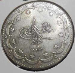 Mehmed Reşad  20 Kuruş (1327/9) Kostantiniye Gümüş