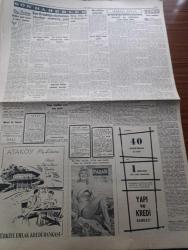 Cumhuriyet Gazetesi - 19 Temmuz 1958 - Realist Olmak Yazan Nadir Nadi Köşe Yazısı - Amerika Dün Nasır'a Sert Bir İhtar Yaptı - Acele Moskova'ya Giden Nasır Dün Suriye'ye Döndü - Irak'taki Hükümeti Tanımıyacağız - Dün Kazlıçeşmede Beş Fabrika Yandı - Yunan Büyükelçisi Pesmazoğlu Dün Bir Basın Toplantısı Yaptı - Yılanların Öcü Yazan Fakir Baykurt Yazı Dizisi - Şu Komünist Denen Adam Yazan Edgar Hoover Yazı Dizisi - İngiliz Terbiyesi Ve Sabahattin Bey Yazan Cahit Tanyol - Profesör Nimbüs'ün Maceraları Çizgi Roman - Burhan Felek Köşe Yazısı - Ankara'da Telefon Şebekesi Bozuldu - Japonya'da Bir Türk Kızı Yazan Zeytune Cebbar Yazı işleri - Tuzak Yazan Guy De Cars Yazı Dizisi - Ala Geyik Yazan Yusuf Karataylı Çizen Sezgin Burak - Galatasaraylı Büyük Ali İstemeye İstemeye Dün Adaletle Mukavele Yaptı - Galatasaray Almanya'ya Davet Edildi - Fenerbahçe Beyoğluspor Atletizm Bayramı