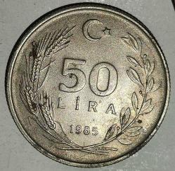 TÜRKİYE 1985  50 LİRA