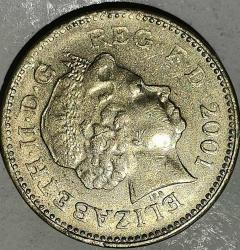 İNGİLTERE 2001  1 POUND