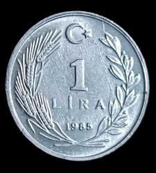 1985 1 Lira Çil Aliminyum 1.10g