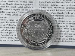 2024 - Halikarnas Mozolesi Darphane Sertifikalı Gümüş Hatıra Para