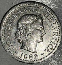 İSVİÇRE 1983  10  RAPPEN