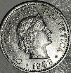 İSVİÇRE 1983  10  RAPPEN