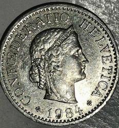 İSVİÇRE 1984   10  RAPPEN