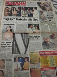 SABAH MELODİ GAZETESİ VE SABAH TELERAMA GAZETESİ KADINLARA ÖZEL - 25 Eylül 1996 -Karikatürler-Walt Disney/Boncuk-Mort Walker-Dick Browne/Bizim Aile-Tom Armstrong/Marvin-Graham Allen-John Dodd/Kral Kedi-Süleyman Turan/Dön Artık-Astroloji-Bülent Kısa-Klinik-Meltem Pusat-Telerama Programı-Sabah Filmleri-Öğlen Filmleri-Akşam Filmleri-Erdoğan Sevgin-tina turner-seda kaya güler-singapur yemek festivali-cennet-sinan akkoyun-alo-dullar pansiyonu-temel ile fadime-mahallenin muhtarları-zeki müren-ajda pekkan-muazzez ersoy-magazin forever-ayşenur yazıcı-murat altıl-ipek yorgan-anadolu-cennetin keşfi-mavi sürgün-cem togay Sevil üstteki-harika avcı-süper polis-sevda ateşi-anadolu ekspresi-hülya avşar-ismet özhan-nazlı Birand seçildi Semra özdamar-kadir inanır-silahların kanunu-yılmaz güney-çarkıfelek-türk sineması-haberler-günaydın-örümcek adam