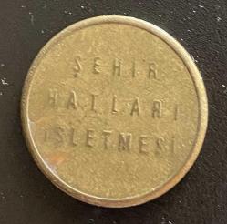ŞEHİR HATLARI İŞLETMESİ DENIZCİLİK BANKASI T.A.O. VAPUR JETONU