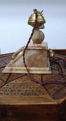 1950-1960 YILLARI MERMER GÖVDELİ AHİZELİ ÇEVİRMELİ TELEFON