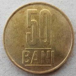 Romanya-50 Bani-Değişik tarihli 2008/2020-Nikel/Pirinc