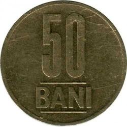 Romanya-50 Bani-Değişik tarihli 2008/2020-Nikel/Pirinc