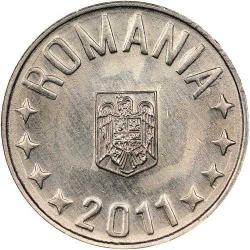 Romanya-10 Bani-Değişik tarihli 2008/2020-Nikel Kaplama Çelik