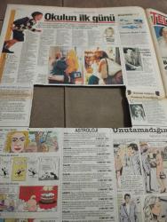 SABAH MELODİ GAZETESİ VE SABAH TELERAMA GAZETESİ KADINLARA ÖZEL - 3 Eylül 1996 -Karikatürler-Walt Disney/Boncuk-Mort Walker-Dick Browne/Bizim Aile-Tom Armstrong/Marvin-Graham Allen-John Dodd/Kral Kedi-Süleyman Turan/Dön Artık-Astroloji-Bülent Kısa-Klinik-Meltem Pusat-Telerama Programı-Sabah Filmleri-Öğlen Filmleri-Akşam Filmleri-Erdoğan Sevgin-kısırlık-frengi-aids-uyuz-cinsellik dosyası-nihal mete-bayan sabah-singer-televizyon 8 Hülya uçansu-polis imdat-ülker sokakta-ilişkiler-kaygısızlar-memnun kaygısız-nur Gürkan kısa çizgiyi Gökhan mete-evrim solmaz-merih akalın-ayşen tekin-levent inanır-erdoğan akduman-ayla oran-Taner aşkın-Ali karagöz-ferdi Altınel-Gaye Çankaya-Cüneyt Özdemir-Cüneyt arkın-perihan savaş-berhan Şimşek-Şener şen-levent kırca-Ediz hun-türkan şoray-esen püsküllü-seda sayan-kadir inanır-kartal tibet-gecenin içinden-magazinname-gezelim görelim-türk sineması-sahte dünyalar-güldeste-ekonominin içinden-songül beyçe-çarkıfelek