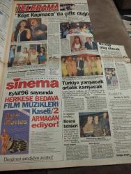 SABAH MELODİ GAZETESİ VE SABAH TELERAMA GAZETESİ KADINLARA ÖZEL - 30 Ağustos 1996 -Karikatürler-Walt Disney/Boncuk-Mort Walker-Dick Browne/Bizim Aile-Tom Armstrong/Marvin-Graham Allen-John Dodd/Kral Kedi-Süleyman Turan/Dön Artık-Astroloji-Bülent Kısa-Klinik-Meltem Pusat-Telerama Programı-Sabah Filmleri-Öğlen Filmleri-Akşam Filmleri-Erdoğan Sevgin-talabani-barzani-kuzey ırak -tanju Verda akan-cinsellik dosyası-serap sapaz-şerif ercan-ekvator-sadun tanju-Nilgün belgün-erol günaydın-köşe kapmaca-cemile-yeni türkü-magazin forever-ibrahim tatlıses-çürük elma-levent ünsal-bosna-mehmetçik-yonca evcimik-moral kervanı-Namık kemal-cüneyt arkın-fatma girik-murat soydan-samanyolu-güldeste-yaz güneşi-akşam sefası-hayvanlar alemi-perihan savaş-örümcek kadın-cesur ve güzel-ferhunde hanımlar-kaygısızlar-bombacı çocuklar-köşe kapmaca-magazin forever-haftanın konseri-haberler-ebru hekimoğlu-murat atıl-uyanık dedektif-frekansı-kutu kutu pense-ismet özhan-tatil penceresi