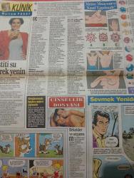 SABAH MELODİ GAZETESİ VE SABAH TELERAMA GAZETESİ KADINLARA ÖZEL - 13 Aralık 1994 -Karikatürler-Walt Disney/Boncuk-Mort Walker-Dick Browne/Bizim Aile-Tom Armstrong/Marvin-Graham Allen-John Dodd/Kral Kedi-Süleyman Turan/Dön Artık-Astroloji-Bülent Kısa-Klinik-Meltem Pusat-Telerama Programı-Sabah Filmleri-Öğlen Filmleri- akşam Filmleri- Uğur Yücel- şerif ercan-sertab Erener- Uğur Yücel- Aziz Ahmet- Ebru Kılıçoğlu-haldın Dormen- Süleyman Turan- doktor sağlamer- Cenk koray- Mustafa kut-adnan kahveci-erbakan-nedim Budak- Kadir çelik-hale soygazi-tarık akan-kadir inanır-ümit besen-türkan şoray-serpil çakmaklı-kartal tibet-tuna sarım-seda sayan-kemal Sunal- nur sürer-fikret Hakan