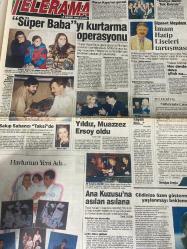 SABAH MELODİ GAZETESİ VE SABAH TELERAMA GAZETESİ - 15 Kasım 1996 -Karikatürler-Walt Disney/Boncuk-Mort Walker-Dick Browne/Bizim Aile-Tom Armstrong/Marvin-Graham Allen-John Dodd/Kral Kedi-Süleyman Turan/Dön Artık-Astroloji-Bülent Kısa-Klinik-Meltem Pusat-Telerama Programı-Sabah Filmleri-Öğlen Filmleri-Akşam Filmleri-Erdoğan Sevgin-konfor mobilya-Şerif Ercan-Mardinli milletvekili Kamil boran-Elif ergu-Ali kırca-boran Kaya-Ekrem Çatay-Emre dağdeviren-Alper Cücenoğlu-minteks-Gonca karakaş-Arzu taşdemir-Paulo Coelho-Sakıp Sabancı-taksi-Bernar Laçin-Ayşen Gruda-Önder açıkalın—perihan Savaş-muazzez Ersoy-Savaş Dinçer-zihni göktay-Cihat Tamer-Bilge Şen-oğlumun hayatı film-mükremin Çıtır-Yılmaz Erdoğan-süper baba-Şevket Altuğ-Hasan Hüseyin Ceylan-Sadettin peksoy--küçük ev-Necla naz--Sezer İnanoğlu—düş gezginleri-Meral Oğuz-Lale Mansur-Yaman Okay-ölüm oyunları-dördüncü hikaye-Mark Harmon-Maruschka Detmers