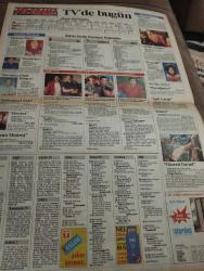 SABAH MELODİ GAZETESİ VE SABAH TELERAMA GAZETESİ KADINLARA ÖZEL - 17 Ağustos 1996 -Karikatürler-Walt Disney/Boncuk-Mort Walker-Dick Browne/Bizim Aile-Tom Armstrong/Marvin-Graham Allen-John Dodd/Kral Kedi-Süleyman Turan/Dön Artık-Astroloji-Bülent Kısa-Klinik-Meltem Pusat-Telerama Programı-Sabah Filmleri-Öğlen Filmleri-Akşam Filmleri-Erdoğan Sevgin- röntgenci-elbise-karakolda ayna var-aziza mustafa-cumartesi-mutlu günler-cansel öz zengin-korcan karar-sibel can-buket dereoğlu-ziya kükürt-ali öztürk-muazzez ersoy-piyango bileti-sadri alışık-feri cansel-mehmet aslan-münir özkul-ayşen gruda saç örgü deney-hazreti davut-hemen sayın-engin çağlar-hasret-zeki ökten-falım-kır çiçeği-türk sineması-saklambaç saç çizgi haberler-erol Evgin show-gece haberleri-kül yutmaz-haftanın yıldızı-gökkuşağı-huzura doğru-örümcek adam-panayır-çalınmış gerdanlık