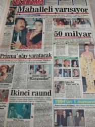 SABAH MELODİ GAZETESİ VE SABAH TELERAMA GAZETESİ - 20 Aralık 1994 -Karikatürler-Walt Disney/Boncuk-Mort Walker-Dick Browne/Bizim Aile-Tom Armstrong/Marvin-Graham Allen-John Dodd/Kral Kedi-Süleyman Turan/Dön Artık-Astroloji-Bülent Kısa-Klinik-Meltem Pusat-Telerama Programı-Sabah Filmleri-Öğlen Filmleri-Akşam Filmleri-ErdoğanSevgin- Güler ileri-fethiye özver-melike hasefe-önay alpago- profesör Doktor Kayıhan İçel- imren aykut-başkan Tansu Çiller- hıncal Uluç- Metropol- Esin handan-ecevit Yıldırım- günaydın gazetesi- Hale soygazi-saint benoid- Ahmet Özhan- Barış bir hasan-ebru Kılıçoğlu- capitol- Aydan şener-murat paraSayar- belgin Gülay- Aydan burhan-cihad tamer-erkan can- Emine şenlikoğlu-kazıklı hayalet- aydın özdalga-selami Şahin Show- kıran kıran arkası çizgi Rüstem batum-coşkun aralık-fatih erkoç-demet-naşide göktürk-serdar ortaç-grup vitamin-jale-hülya avşar-cem boyner-orhan Pamuk- müge oruçKaptan- Tarık akan-filiz akın-bette mitler-alan Delon- müşerref akay-kemal sunal-aydan şener