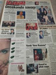 SABAH MELODİ GAZETESİ VE SABAH TELERAMA GAZETESİ - 18 Ekim 1996 -Karikatürler-Walt Disney/Boncuk-Mort Walker-Dick Browne/Bizim Aile-Tom Armstrong/Marvin-Graham Allen-John Dodd/Kral Kedi-Süleyman Turan/Dön Artık-Astroloji-Bülent Kısa-Klinik-Meltem Pusat-Telerama Programı-Sabah Filmleri-Öğlen Filmleri-Akşam Filmleri-ErdoğanSevgin-asgold-electrolux- Hülya Özer çiltaş- Esra Mine Aydın- zeynep Yerdelen- İbo show-ayşe Özgün-ali Kırca- Ebru Yaşar- Salih güney-nil Burak- sibel can-hande Ataizi- Sadettin Teksoy-orilflame- Kader bağlayınca-belalı hayat-saklambaç-sevdaya koşanlar-afacan-tatlı nigar-isyan-intikam yemini-harika Çocuk 2- orhan aksoy-ertem göreç-cüneyt arkın-gülşen bubikoğlu-tarık Akan- son çıkış kıza çizgi tendeki tuz-sierra madre hazinesi