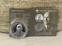2024 - Cüneyt Gökçer Darphane Sertifikalı Gümüş Hatıra Para