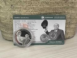 2024 - Süleyman Demirel Gümüş Hatıra Parası - Darphane sertifikalı - Çil