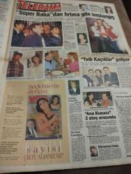 SABAH MELODİ GAZETESİ VE SABAH TELERAMA GAZETESİ KADINLARA ÖZEL - 1 Kasım 1996 -Karikatürler-Walt Disney/Boncuk-Mort Walker-Dick Browne/Bizim Aile-Tom Armstrong/Marvin-Graham Allen-John Dodd/Kral Kedi-Süleyman Turan/Dön Artık-Astroloji-Bülent Kısa-Klinik-Meltem Pusat-Telerama Programı-Sabah Filmleri-Öğlen Filmleri-Akşam Filmleri-Erdoğan Sevgin-Oya sebük-türk böbrek vakfı-göz nurunu koruma vakfı-türk kalp vakfı-altınokta Türkiye körler vakfı-Hülya Özer çiltaş-tiyatro-şebnem yurtlu-süper baba-arena-uğur dündar-şevket altuğ-muazzez ersoy-tatlı kaçıklar-mehmet Ali Erbil-Yalçın menteş-Sümer tilmaç-çarşamba-ana kuzusu-perihan savaş-berna laçin-emrah takside-ali kırca-bizimkiler-yalan rüzgarı-arena-konser-şeker kız candy-sahte dünyalar-mısır çocukları-türk sineması-küçük deniz kızı-ankara panoraması-sabah yaprakları