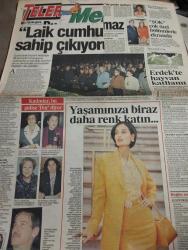 SABAH MELODİ GAZETESİ VE SABAH TELERAMA GAZETESİ KADINLARA ÖZEL - 31 Ekim 1996 -Karikatürler-Walt Disney/Boncuk-Mort Walker-Dick Browne/Bizim Aile-Tom Armstrong/Marvin-Graham Allen-John Dodd/Kral Kedi-Süleyman Turan/Dön Artık-Astroloji-Bülent Kısa-Klinik-Meltem Pusat-Telerama Programı-Sabah Filmleri-Öğlen Filmleri-Akşam Filmleri-Erdoğan Sevgin-laik-nermin abadan-necla arat-aysel ekşi-nazan moroğlu-ilhan selçuk-ebru ergu-erdek-serap Aksoy-elif kıramer-duygusal komedi-otoyol-ahmet Vardar soruyor-yasemince-yasemin yalçın-sürahi hanım-hilmi topaloğlu-mahsun kırmızıgül-meyra-alişan-ali öztürk-uğur dündar-arena-avrupa yakası-kadınlar koğuşu-fatma belgen-serdar gökhan-nejat okçugil-yılmaz güney-nilüfer aydan-bingo-kemal sunal-haber program-ankara rüzgarı-televizyon çocuğu-son durak-sümer ezgü-hayat ağacı-yabancı-haberler ve borsa-sevgi bağları - İdil Koleksiyon