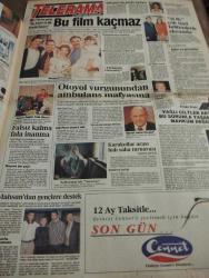 SABAH MELODİ GAZETESİ VE SABAH TELERAMA GAZETESİ KADINLARA ÖZEL - 31 Ekim 1996 -Karikatürler-Walt Disney/Boncuk-Mort Walker-Dick Browne/Bizim Aile-Tom Armstrong/Marvin-Graham Allen-John Dodd/Kral Kedi-Süleyman Turan/Dön Artık-Astroloji-Bülent Kısa-Klinik-Meltem Pusat-Telerama Programı-Sabah Filmleri-Öğlen Filmleri-Akşam Filmleri-Erdoğan Sevgin-laik-nermin abadan-necla arat-aysel ekşi-nazan moroğlu-ilhan selçuk-ebru ergu-erdek-serap Aksoy-elif kıramer-duygusal komedi-otoyol-ahmet Vardar soruyor-yasemince-yasemin yalçın-sürahi hanım-hilmi topaloğlu-mahsun kırmızıgül-meyra-alişan-ali öztürk-uğur dündar-arena-avrupa yakası-kadınlar koğuşu-fatma belgen-serdar gökhan-nejat okçugil-yılmaz güney-nilüfer aydan-bingo-kemal sunal-haber program-ankara rüzgarı-televizyon çocuğu-son durak-sümer ezgü-hayat ağacı-yabancı-haberler ve borsa-sevgi bağları