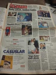 SABAH MELODİ GAZETESİ VE SABAH TELERAMA GAZETESİ KADINLARA ÖZEL - 28 Ekim 1996 -Karikatürler-Walt Disney/Boncuk-Mort Walker-Dick Browne/Bizim Aile-Tom Armstrong/Marvin-Graham Allen-John Dodd/Kral Kedi-Süleyman Turan/Dön Artık-Astroloji-Bülent Kısa-Klinik-Meltem Pusat-Telerama Programı-Sabah Filmleri-Öğlen Filmleri-Akşam Filmleri-Erdoğan Sevgin-Işılay saygın-kadınlar koalisyonu-şerif ercan-korcan karar-emine beder-kolay ve lezzetli yemek-elif erguv-maşallah ekrem-a takımı-savaş ay-mehmet Ali birand-nedim saban-32 gün-metin Akpınar yediler-ferhunde hanımlar-çılgın bediş-casuslar-yonca Evcimik saç çizgi evcilik oyunu-ahu tuğba-tarık tarcan-biber ile çitlendik-müslüm gürses-muhterem nur-kemal sunal-ayşegül uyguner-türk sineması-yalan rüzgarı-bizimkiler-polis imdat-dünya haberleri-televole-bayram mesajları