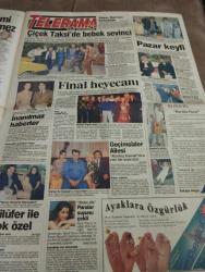 SABAH MELODİ GAZETESİ VE SABAH TELERAMA GAZETESİ KADINLARA ÖZEL - 26 Ekim 1996 -Karikatürler-Walt Disney/Boncuk-Mort Walker-Dick Browne/Bizim Aile-Tom Armstrong/Marvin-Graham Allen-John Dodd/Kral Kedi-Süleyman Turan/Dön Artık-Astroloji-Bülent Kısa-Klinik-Meltem Pusat-Telerama Programı-Sabah Filmleri-Öğlen Filmleri-Akşam Filmleri-Erdoğan Sevgin-Mehtap çelik-bilgisayar-cem soydemir-televizyon çocuğu-borcan karar-nurhayat kavrak saç çizgi Murat birsel-nilüfer-kartal tibet-mine çayıroğlu-mehmet çerezcioğlu-serpil tambur-kerim avşar-toprak sergen-reyting hamdi-hamdi alkan-mustafa sandal-boran kaya-pazar keyfi-mahsun Kırmızıgül saç çizgi Erol Evgin show-çiçek taksi-sevimli dev saç çizgi hanzo-kemal sunal-zeki ökten-milyarder-şener şen-acilen aşık-bay doğru-türk sineması-alman avratın bacısı-robocop-gençlerin seçtikleri-gün batımı