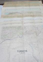 HARİTA: Türkiye Haritası 1:800.000 Ölçekli [8 PAFTA TAKIM]