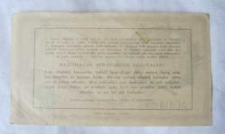 EFEMERA: Demokrat Parti Eşya Piyangosu, Seri: S, No: 487889, 19.9.1948, 1 Lira