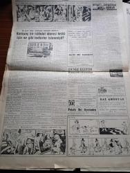 Cumhuriyet Gazetesi - 1 Haziran 1960 - Ağır Başlı Olalım Yazan Nadir Nadi Köşe Yazısı - Huduttan Kaçmak İsteyen 11 Mebus Yakalandı - Orgeneral Cemal Gürsel'in Dün Akşamki Basın Toplantısı - Sabık Liderler Seçimden Önce Muhakeme Edilecek - Milli Birlik Komitesi 27 Mayısı Anlatıyor - Yassıada'ya Sevkedilen Yüzelli Kişinin Tam Listesi Açıklandı - Divanı Ali Kuruluyor - Samet Ağaoğlunun Da Hudutta Ele Geçirdiği Rivayetlerin Bildiriliyor - İstanbul'da Sokağa Çıkma Yasağı 2 Saat Kısaltıldı - Korkunç Bir İstibdat İdaresi Tesisi İçin Ne Gibi Tedbirler İstenmişti - Dümensiz Gemi Yazan Rikkat Köknar Yazı Dizisi - Yıldızları Mahallesinde Komiserdim Beverly Hills Yazan Clinton Anderson Yazı Dizisi - Doktor Jivago Yazarı Boris Pasternak Öldü - Resimli Roman Başkasının Günahı Çizen Yves Sayol - Koruyucu Melekler Aşkın Gözleri Çizgi Roman - Hükümet Dün İzin Verdi İskoçya Milli Maçı Oynanıyor - Milli Güreş Takımı Gitti - Profesör Nimbüs'ün Maceraları - Dün Koyamadığımız  Yazı Ve Resimler Hürriyet