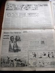 Cumhuriyet Gazetesi - 16 Haziran 1960 - Ordu Yalnız Milletin Hizmetindedir Yazan Nadir Nadi Köşe Yazısı - Milli Birlik Partisi Kurulmayacak ve Bu İsim Parti Adı Da Olamayacak - Milli Komite Kemerlerini Sıkmamız Lazımdır Dedi - Refik Koraltan'ın 100 Bin Liralık Bina Vergi Borcu Tesbit Edildi - Milli İnkılap Aleyhtarı Bir Toplantıya Baskın Yapıldı - 19 Mayıs Gösterileri 26 Haziran'da Yapılacak - Kayıp Üniversitelilerin Sayısı Yediye Yükseldi - Yıldızlar Mahallesinde Komiserdim Beverly Hills Yazan Clinton Anderson Yazı Dizisi - Dümensiz Gemi Yazan Rikkat Köknar Yazı Dizisi - Cezayir Meselesinin Hali İçin Yeniden Ümit Belirdi - Koruyucu Melekler Aşkın Gözleri Çizgi Roman - Resimli Roman Başkasının Günahı Çizen Yves Sayol - Adını Kaybeden Adam Çeviren Hatice Vildan Yazı Dizisi - Yeni Beden Terbiyesi Umum Müdürü Hüsamettin Güreli Kimdir - Türkiye İtalya Amatör Milli Takımları Oynuyor - Beşiktaş'ın Rakipleri Belli Oluyor - Galatasaray Transfere Şimdiden Başlıyor - Kadri Aytaç