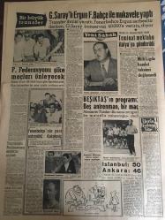YENİ SABAH GAZETESİ 28 TEMMUZ 1962 YIL :25 SAYI :8395--Ankara da bir öğrenci ,iltimas yok , ya ilim ya ölüm ,diye hadise çıkardı --Lise mezunları bir  tecil alacak --Gezici esnaf  vergiden muaf tutulacak --Türkiye için asıl  tehlikeli devir 1968 de başlıyor ---Eşkıya Ağit Bilen ağır yaralandı --Cezayir de kan akıp  akmaması liderlerin kararlarına bağlı ---İmar Müdürlüğünde rekor :Bir cevap 10 ay da çıktı ---Kahraman Furyası :Siyavuşgil ---Fırıncılar 15 milyon  lira kredi istiyorlar ---Sinemalar : Atlas : Fırtına Korkusu ,Konak :Satılık Kadınların İntikamı ---Radyo Programları --Dış Olaylar : Mac Millan Güven Oyu Aldı --Castro Amerika yı itham etti --Berlin duvarında  yeni hadiseler oldu ---Fotoğraflarla Olaylar ---Sinema : Haberler --Belediye Hazineyi Zarara Sokuyor ---Ayhan Işık  Pazar Dergisinde ---Galatasaraylı Ergun Fenerbahçe ile  mukavele yaptı --F.Federasyonu şike maçları önleyecek --Teminat mektubu İtalya ya gönderildi --Beşiktaş ın Programı  beş antrenman bir maç --
