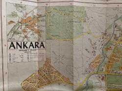 ANKARA ŞEHİR  HARİTASI Ölçek: 1/15000 1960