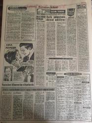 YENİ SABAH GAZETESİ 18 ŞUBAT 1963 YIL :25 SAYI :8600 --İnönü AP nin siyasi af teklifini  reddetti --Ummilerin  sayısı her sene artıyor --80 Lik koca,68 yaşındaki eşinin gırtlağını kesti --Kocası  ile sevgilisini kafa kafaya  tokuşturdu --Koalisyon Partileri Siyasi Affı Zamansız Buluyor ---Yunan Karagözü :Siyavuşgil --Anneler Birliği ,tecavüz olayını dün protesto etti --Sigara tiryakileri ölümle burun buruna --Tokyo da bir yangında 6 kişi öldü ---Yenilik Peşinde Koşan Ses Sanatkar : Emel Sayın ---En zor çevrilen filmler :Komedi --Otobüs devrildi 2 ölü var --Galatasaray  Adana da 3-0 Galip --Vefa ve Y.Direk İzmir den Küme Ekibi Olarak Dönüyor ---İst. Spor : 1 H.Tepe :0--A.Gücü bir puanda K.Paşa dan aldı :0-0---Ankara da Gençlerbirliği Galip Demir spor Berabere ---Jandarmalar az kalsın  2 gazeteciyi öldürecekti ---