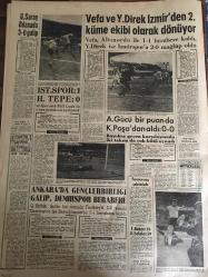 YENİ SABAH GAZETESİ 18 ŞUBAT 1963 YIL :25 SAYI :8600 --İnönü AP nin siyasi af teklifini  reddetti --Ummilerin  sayısı her sene artıyor --80 Lik koca,68 yaşındaki eşinin gırtlağını kesti --Kocası  ile sevgilisini kafa kafaya  tokuşturdu --Koalisyon Partileri Siyasi Affı Zamansız Buluyor ---Yunan Karagözü :Siyavuşgil --Anneler Birliği ,tecavüz olayını dün protesto etti --Sigara tiryakileri ölümle burun buruna --Tokyo da bir yangında 6 kişi öldü ---Yenilik Peşinde Koşan Ses Sanatkar : Emel Sayın ---En zor çevrilen filmler :Komedi --Otobüs devrildi 2 ölü var --Galatasaray  Adana da 3-0 Galip --Vefa ve Y.Direk İzmir den Küme Ekibi Olarak Dönüyor ---İst. Spor : 1 H.Tepe :0--A.Gücü bir puanda K.Paşa dan aldı :0-0---Ankara da Gençlerbirliği Galip Demir spor Berabere ---Jandarmalar az kalsın  2 gazeteciyi öldürecekti ---